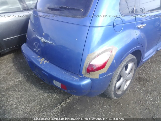 3C8FY78G05T503503 - 2005 CHRYSLER PT CRUISER GT BLUE photo 6