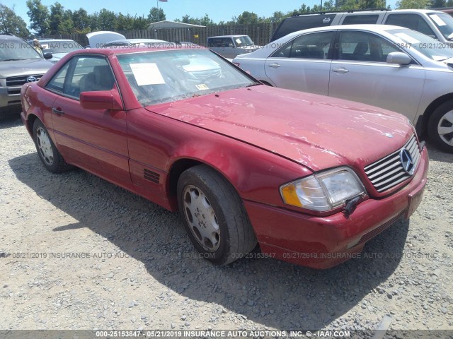 WDBFA63E5SF114155 - 1995 MERCEDES-BENZ SL 320 RED photo 1