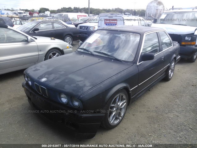 WBAAB5405H9697031 - 1987 BMW 325 E BLACK photo 2