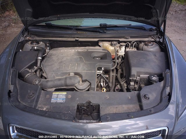 1G1ZG57BX94152390 - 2009 CHEVROLET MALIBU LS GRAY photo 10