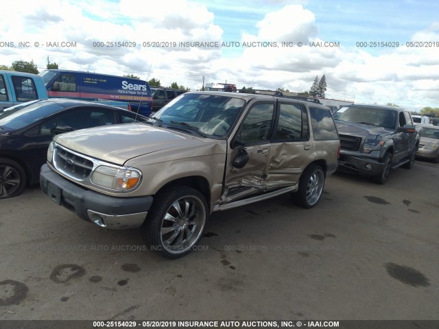 1FMZU32E3XUC90559 - 1999 FORD EXPLORER GOLD photo 2