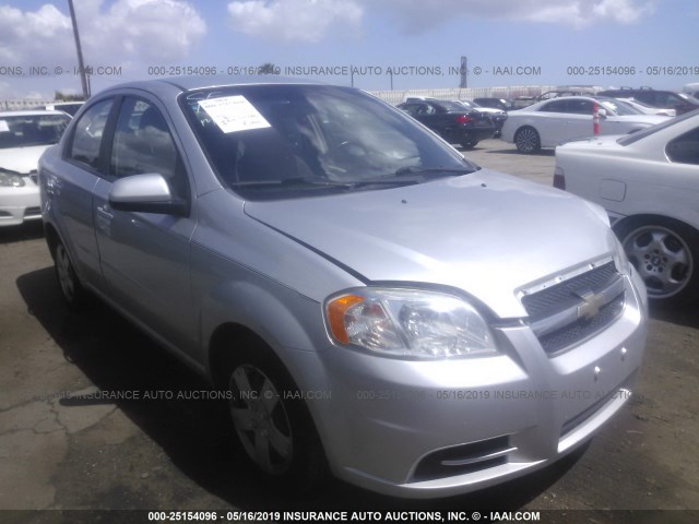 KL1TD5DE6BB122980 - 2011 CHEVROLET AVEO LS/LT SILVER photo 1