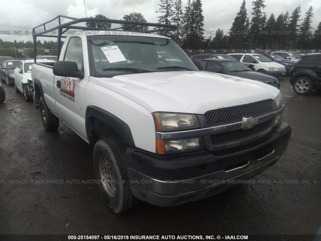 1GCHC24U04E140710 - 2004 CHEVROLET SILVERADO C2500 HEAVY DUTY WHITE photo 1