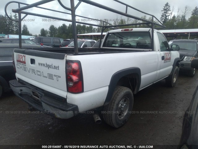 1GCHC24U04E140710 - 2004 CHEVROLET SILVERADO C2500 HEAVY DUTY WHITE photo 4