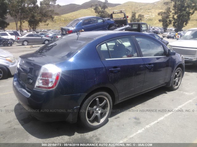 3N1AB61E77L629282 - 2007 NISSAN SENTRA 2.0/2.0S/2.0SL BLUE photo 4