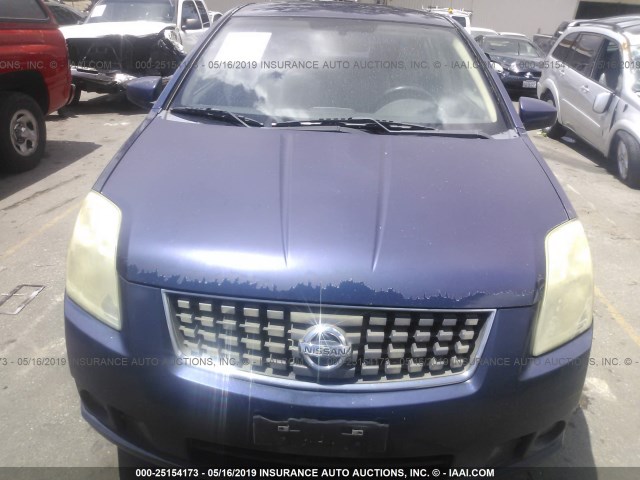 3N1AB61E77L629282 - 2007 NISSAN SENTRA 2.0/2.0S/2.0SL BLUE photo 6