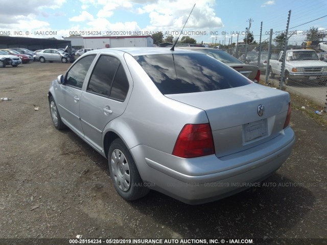 3VWRK69M83M077188 - 2003 VOLKSWAGEN JETTA GL SILVER photo 3