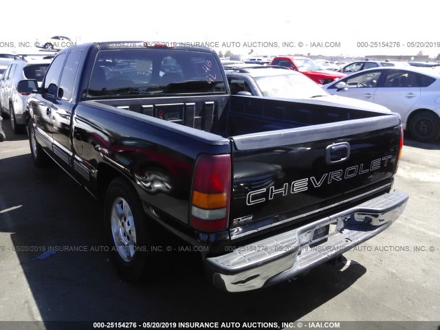 2GCEC19W421229010 - 2002 CHEVROLET SILVERADO C1500 BLACK photo 3