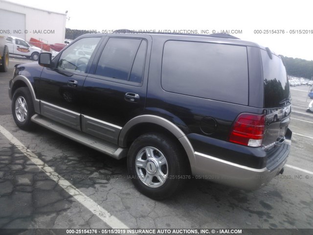 1FMPU17L33LC53630 - 2003 FORD EXPEDITION EDDIE BAUER BLACK photo 3