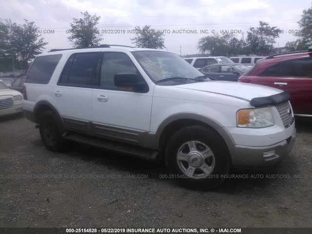 1FMFU18L53LB12388 - 2003 FORD EXPEDITION EDDIE BAUER WHITE photo 1