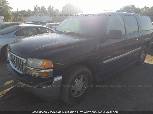 3GKFK16TX1G128033 - 2001 GMC YUKON XL K1500 BLACK photo 6