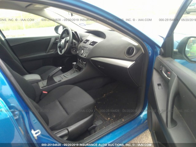 JM1BL1L80C1642630 - 2012 MAZDA 3 I BLUE photo 5