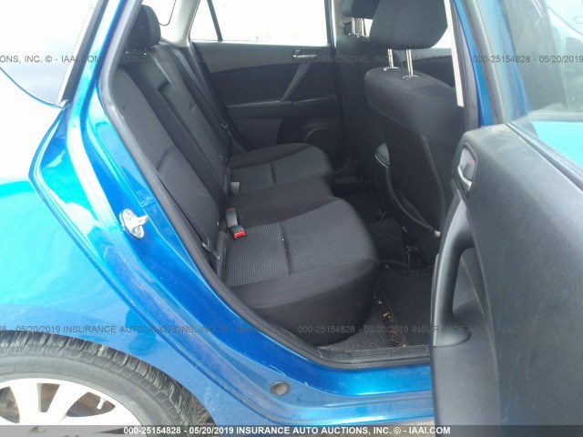 JM1BL1L80C1642630 - 2012 MAZDA 3 I BLUE photo 8