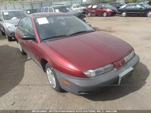 1G8ZH5282VZ172219 - 1997 SATURN SL1 RED photo 1