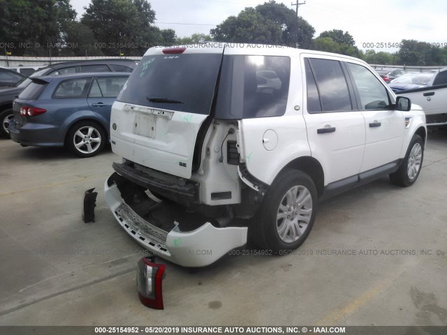 SALFS24N28H023291 - 2008 LAND ROVER LR2 SE TECHNOLOGY WHITE photo 4