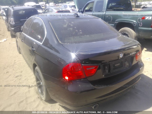 WBAPN7C56BA948798 - 2011 BMW 335 D BLACK photo 3