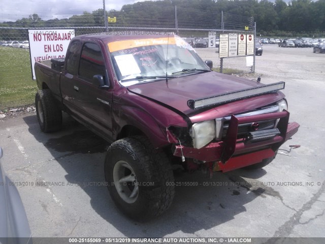 4TAWN72N9WZ031230 - 1998 TOYOTA TACOMA XTRACAB BURGUNDY photo 1