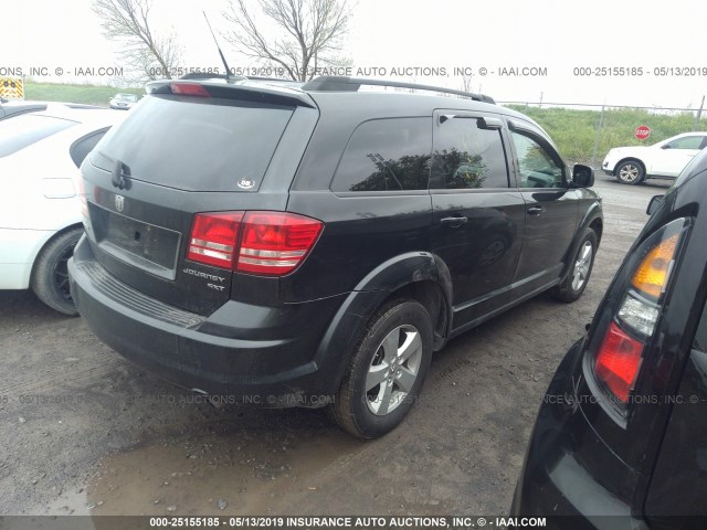 3D4PG5FV0AT147811 - 2010 DODGE JOURNEY SXT BLACK photo 4