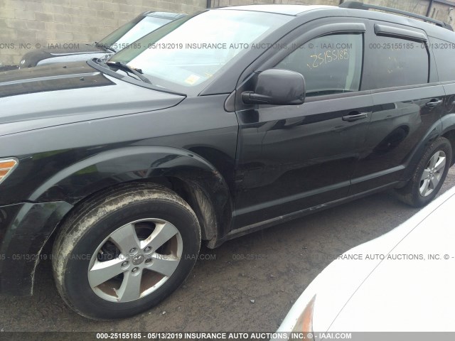 3D4PG5FV0AT147811 - 2010 DODGE JOURNEY SXT BLACK photo 6