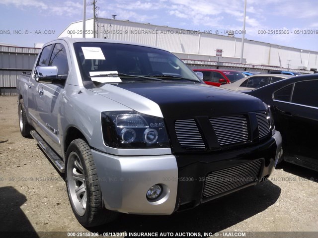 1N6BA07A05N564596 - 2005 NISSAN TITAN XE/SE/LE SILVER photo 1