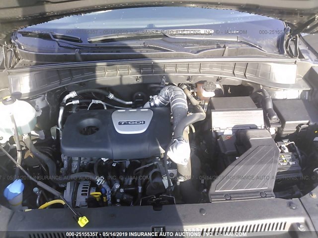 KM8J3CA28HU404905 - 2017 HYUNDAI TUCSON LIMITED/SPORT AND ECO/SE BLACK photo 10