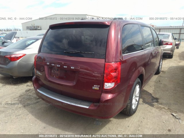 2C4RDGCG7KR546106 - 2019 DODGE GRAND CARAVAN  MAROON photo 4