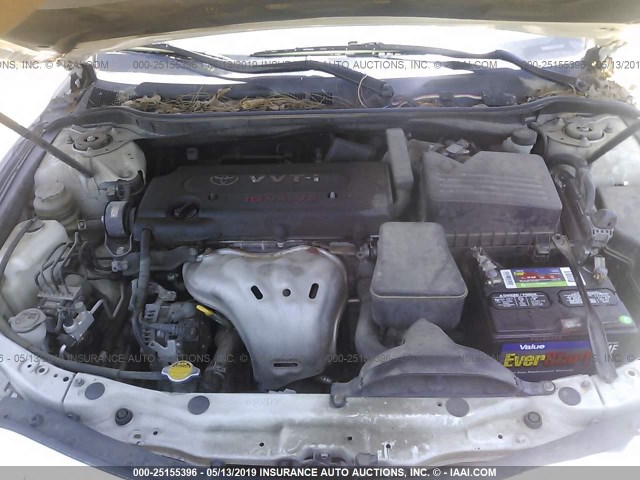 JTNBE46K773064891 - 2007 TOYOTA CAMRY NEW GENERAT CE/LE/XLE/SE WHITE photo 10