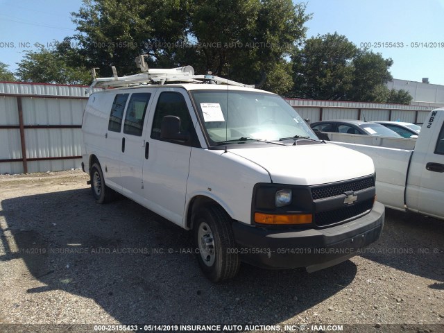 1GCWGFCB1C1123648 - 2012 CHEVROLET EXPRESS G2500  WHITE photo 1