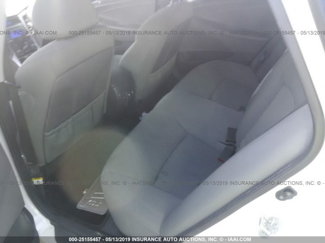 KMHEC4A44CA031395 - 2012 HYUNDAI SONATA HYBRID WHITE photo 8