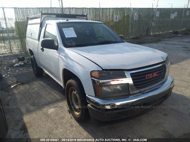 1GTCSBD92A8108800 - 2010 GMC CANYON WHITE photo 1