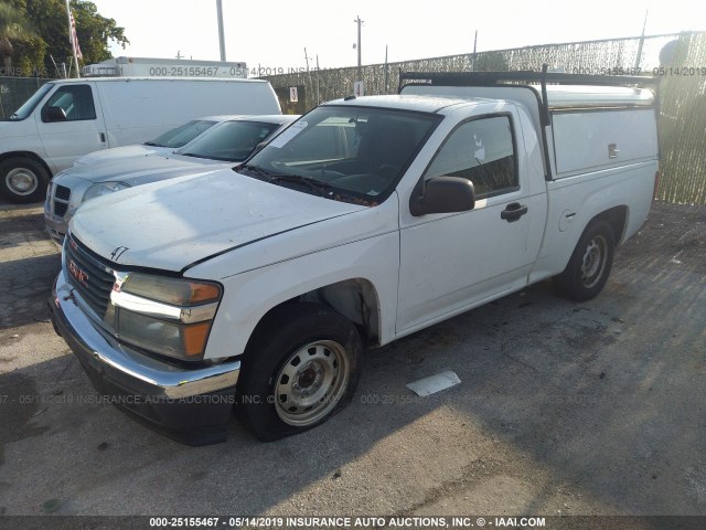 1GTCSBD92A8108800 - 2010 GMC CANYON WHITE photo 2