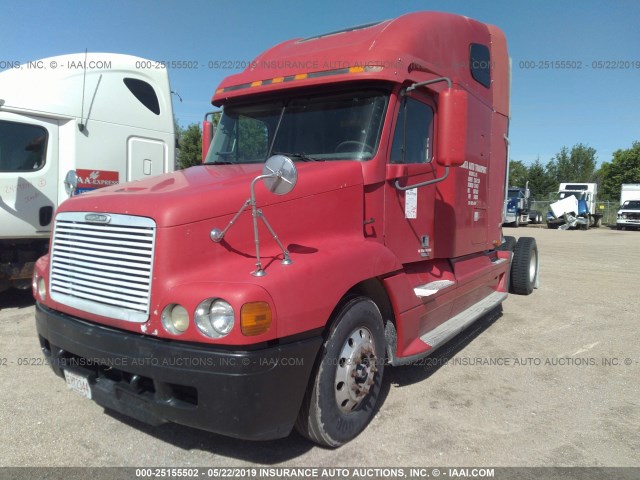 1FUJBBCG72LJ32668 - 2002 FREIGHTLINER CONVENTIONAL ST120 RED photo 2