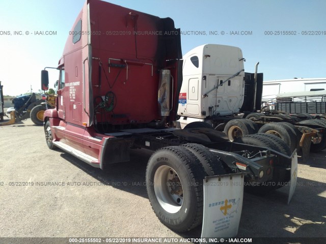 1FUJBBCG72LJ32668 - 2002 FREIGHTLINER CONVENTIONAL ST120 RED photo 3