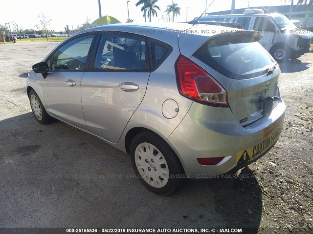 3FADP4TJ3EM101990 - 2014 FORD FIESTA S SILVER photo 3