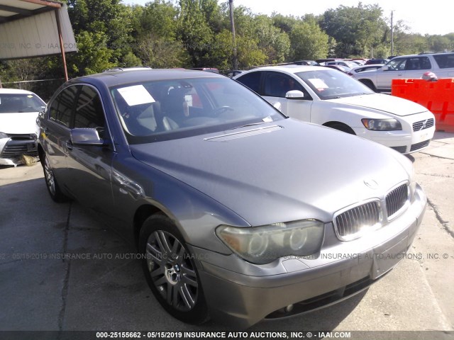 WBAGL63432DP52503 - 2002 BMW 745 I SILVER photo 1