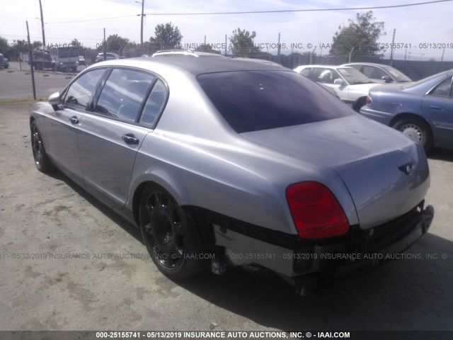 SCBBR53W86C034161 - 2006 BENTLEY CONTINENTAL FLYING SPUR SILVER photo 3