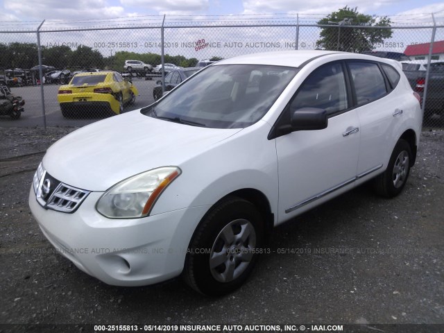 JN8AS5MTXCW273825 - 2012 NISSAN ROGUE S/SV WHITE photo 2