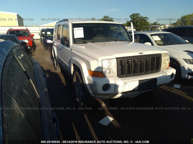 1J8HG48K88C222087 - 2008 JEEP COMMANDER SPORT WHITE photo 1