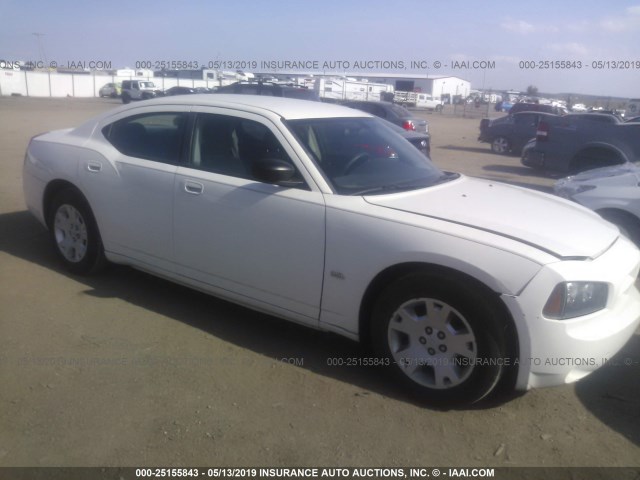 2B3KA43GX7H618195 - 2007 DODGE CHARGER SE/SXT WHITE photo 1