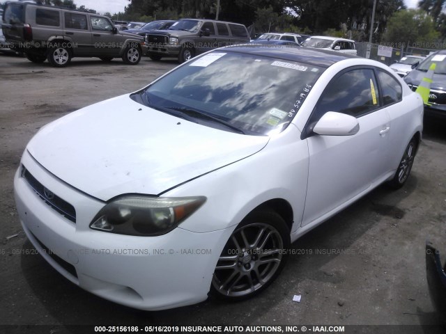 JTKDE177X60064446 - 2006 TOYOTA SCION TC WHITE photo 2