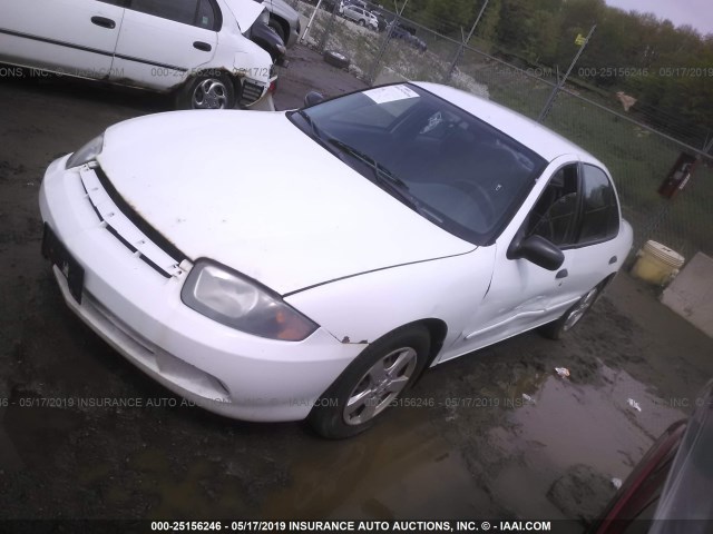 1G1JF52F547371324 - 2004 CHEVROLET CAVALIER LS WHITE photo 2