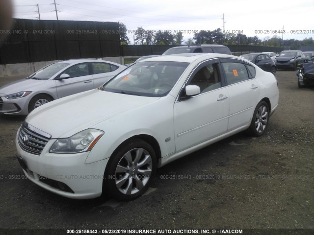 JNKAY01F06M253951 - 2006 INFINITI M35 SPORT WHITE photo 2