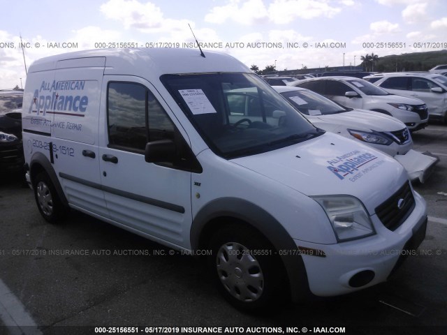 NM0LS7BN1AT034180 - 2010 FORD TRANSIT CONNECT XLT WHITE photo 1