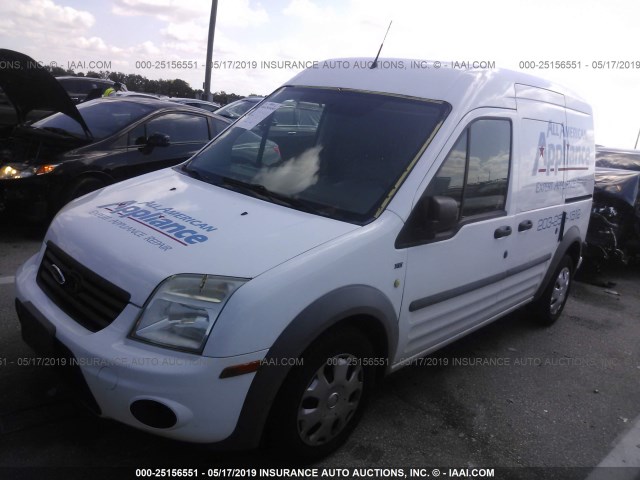 NM0LS7BN1AT034180 - 2010 FORD TRANSIT CONNECT XLT WHITE photo 2