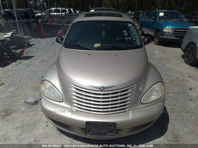 3C8FY78G45T642663 - 2005 CHRYSLER PT CRUISER GT GOLD photo 6