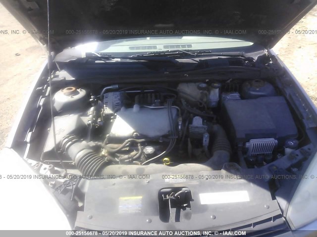 1G1ZT52824F108386 - 2004 CHEVROLET MALIBU LS GRAY photo 10