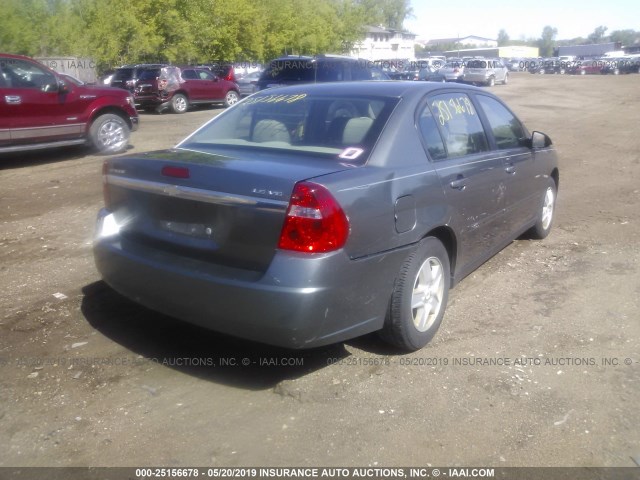 1G1ZT52824F108386 - 2004 CHEVROLET MALIBU LS GRAY photo 4