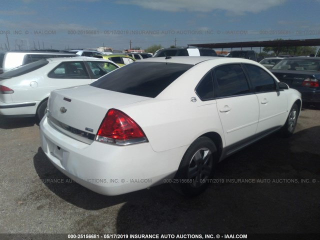 2G1WB58K379380659 - 2007 CHEVROLET IMPALA LS WHITE photo 4