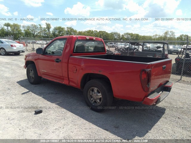 1GCCS148358186199 - 2005 CHEVROLET COLORADO RED photo 3