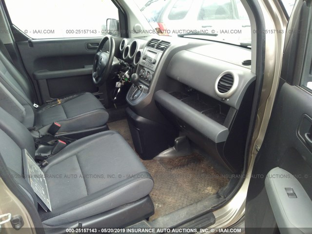 5J6YH28553L046556 - 2003 HONDA ELEMENT EX Champagne photo 5